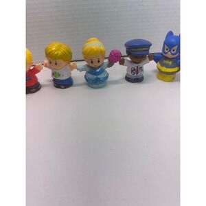 Fisher-Price Little People Figure Lot Batman Cinderella Pilot Boys Girls 8pc